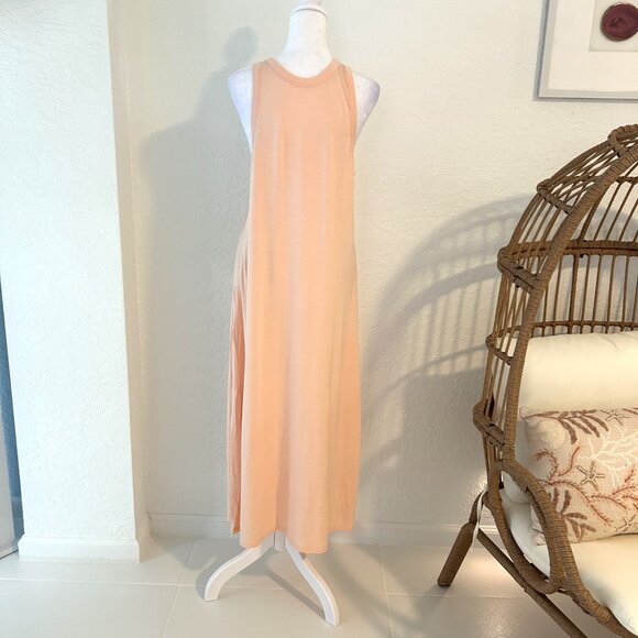 NWOT Volcom Peach Racerback Maxi Dress - Picture 1 of 6